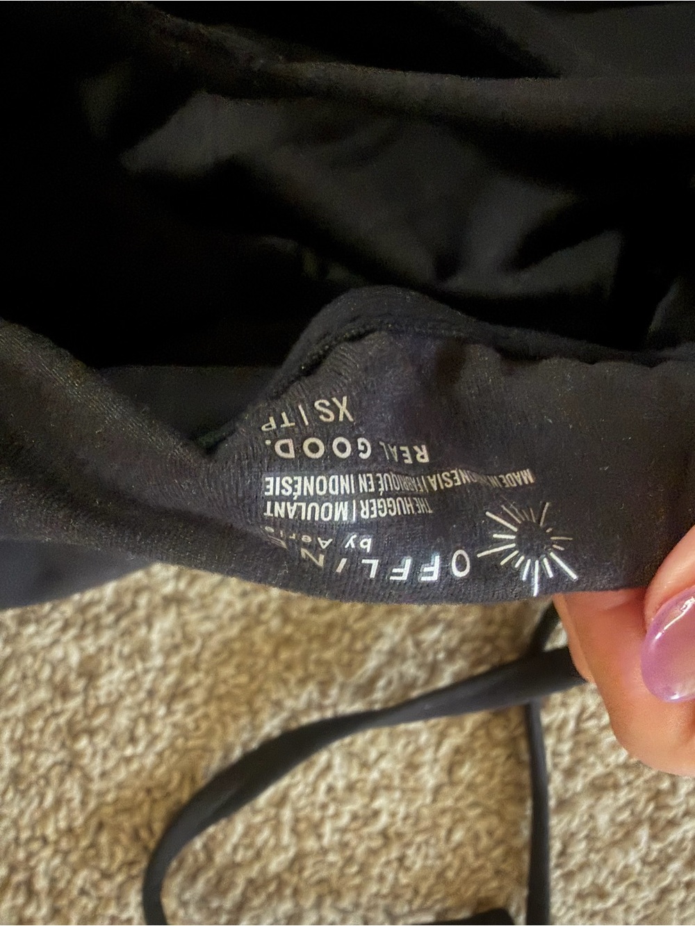aerie Black Halter Camisole Top - Picture 3 of 3